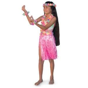  Lets Party By Tropical Sun Child Hula Set / Blue 