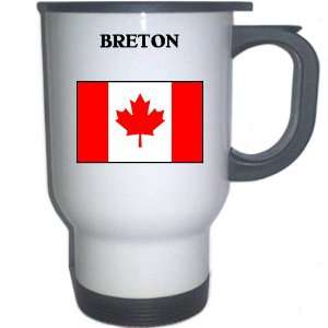  Canada   BRETON White Stainless Steel Mug Everything 