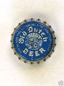 1950s Old Dutch Beer Ohio Tax Cork Crown Tavern Trove  