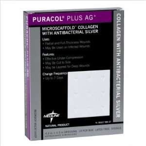  Medline MSC8744EP Puracol Plus AG Collagen Wound Dressing 