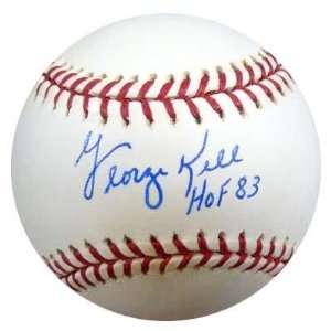  George Kell Signed Baseball   AL HOF 83 PSA DNA #G89264 