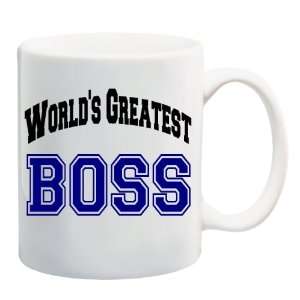    WORLDS GREATEST BOSS Mug Coffee Cup 11 oz 
