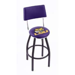   State Single Ring Swivel Bar Stool w/ Back