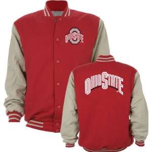  Ohio State Buckeyes Cotton Twill Classic Varsity Jacket 