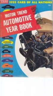 Motor Trend Automotive Yearbook 1955 Cars  