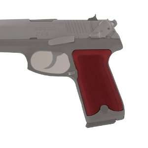  Hogue Ruger P94 Grips Checkered Matte Red Sports 