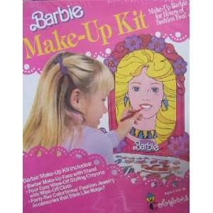  Barbie Colorforms Make Up Kit (1989) Toys & Games