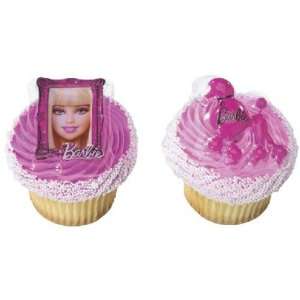  Barbie Glamour Cupcake Topper   12ct Toys & Games