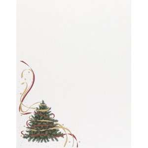 Masterpiece Studios 962136 Tree With Ribbon Foil Letterhead   Pack of 