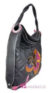 Exotic Designer Shoe String Hobo Handbag Purse Purple  