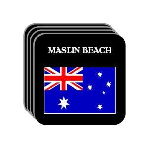  Australia   MASLIN BEACH Set of 4 Mini Mousepad Coasters 
