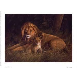  Lion And Cub by Kilian 8x6 Toys & Games