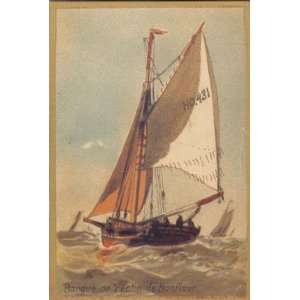  Barque de peche by Unknown 8x12