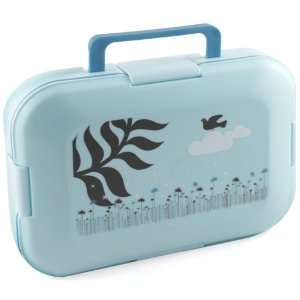 Aladdin Blue Lunch and Go Lunch Box with Bird Design  