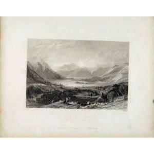  Loch Leven Scotland Antique Print Fine Art C1839