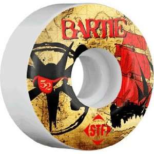  Bones Bartie Pi Rat STF 52mm Skateboard Wheels (Set Of 4 