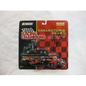   Cast Team Transporter and Stock Car By Racing Champions Toys & Games