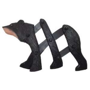    Squire Boon Village Wooden Black Bear Clothes Rack