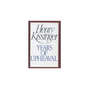  Years of Upheaval [Hardcover] Henry Kissinger Books