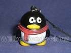 Penguin Brass Bell Mobile Phone Charm Strap PSP Pendant