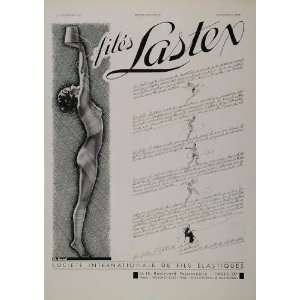   Files Lastex Risque Charles Lemmel   Original Print Ad