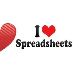  I Love Spreadsheets Mug