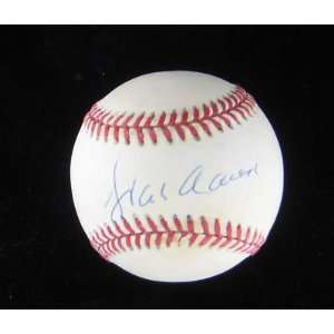  Autographed Hank Aaron Baseball   Nl Jsa Loa Hof   Autographed 