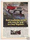 1967 Jeep Wagoneer 4 Wheel Drive photo truck print ad