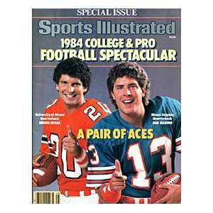 Dan Marino / Bernie Kosar Unsigned Sports Illustrated 1984 Cover 