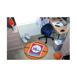  Philadelphia 76ers Basketball Shape Rug 