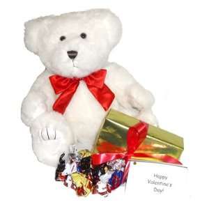   Red, Pink or Blue Bow, Box of Chocolates, and Gift Note Toys & Games