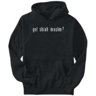  Got ShiAh Muslim? Black Hoodie Mens Clothing