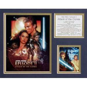   Episode II Attack Of The Clones Picture Plaque Framed