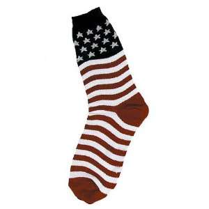  Foot Traffic Womens Novelty American Flag Socks 