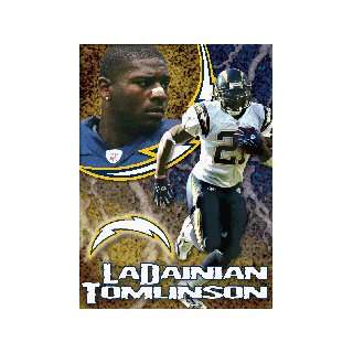  NFL LaDainian Tomlinson Chargers Woven Tapestry Throw 