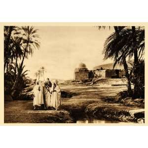  1924 Tozeur Oasis Tunisia Lehnert Landrock Photogravure 
