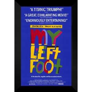  My Left Foot 27x40 FRAMED Movie Poster   Style A   1989 