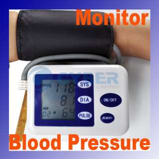 1x Digital Automatic Blood Pressure Heart Beat Monitor  