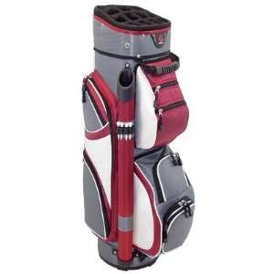  Storm Cart Bag in Charcoal / Red / White Sports 