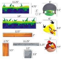 NEW Angry Birds Wall Stickers/Decal Children Office Class Home 