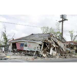   New Orleans Louisiana damaged by Hurricane Katrina in 2005 24 X 16