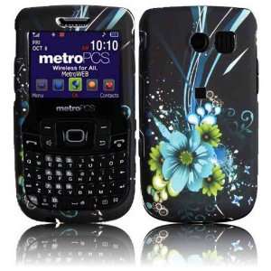  Blue Flower Hard Case Cover for Samsung Freeform 2 R360 