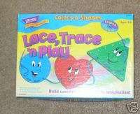 LACE, TRACE, N  PLAY COLORS & SHAPES *GOOD*  