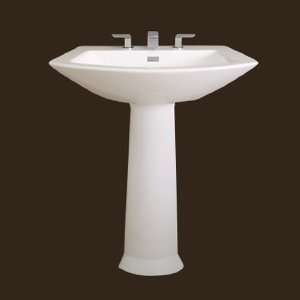  Toto LPT9604 Pedestal Lav Faucet Holes on 4 Inch Centers 
