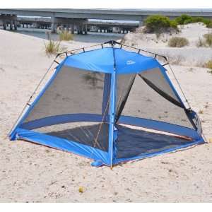 Ultimate Super Large Pop Up Beach Shelter   UPF100 w/ Removeable Floor 
