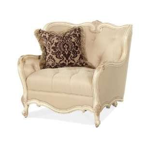  Aico Furniture Lavelle Chair and a Half (Blanc) 54838 
