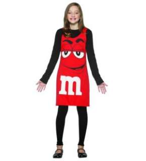 Chocolate Candy Red Tank Dress Costume Tween New  