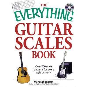  The Everything Guitar Scales Book   Guitar Songbook and CD 