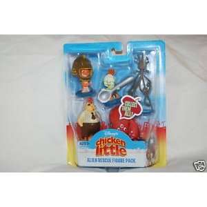    Diseys Chicken Little Alien Rescue Figure Pack Toys & Games