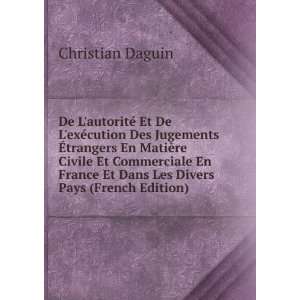   Et Dans Les Divers Pays (French Edition) Christian Daguin Books